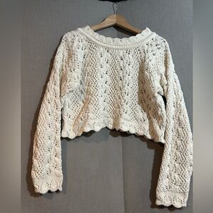 Vintage Paris Sport Club cotton sweater size M